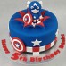 Superheroes - Captain America Popout Cake (D,V)